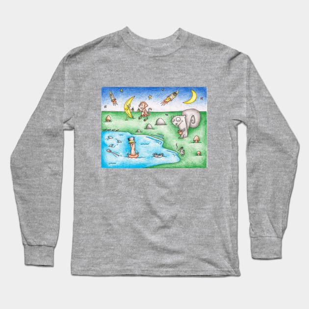 mr. pnut Long Sleeve T-Shirt by GraceRose